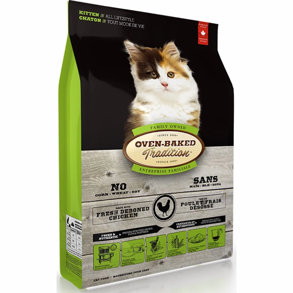 Oven-Baked Tradition Chicken Kitten Dry Cat Food 2.5lb