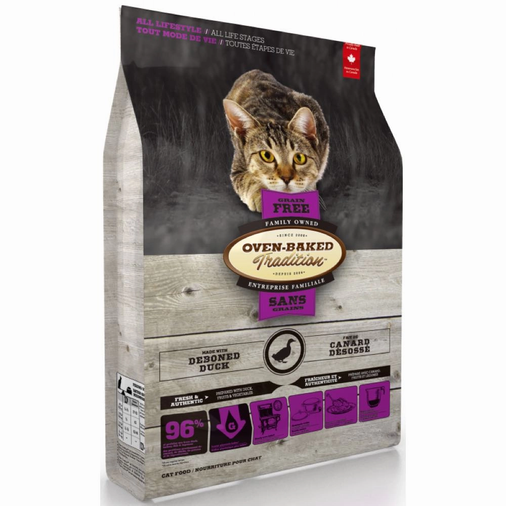 Oven-Baked Tradition Duck Grain Free Dry Cat Food