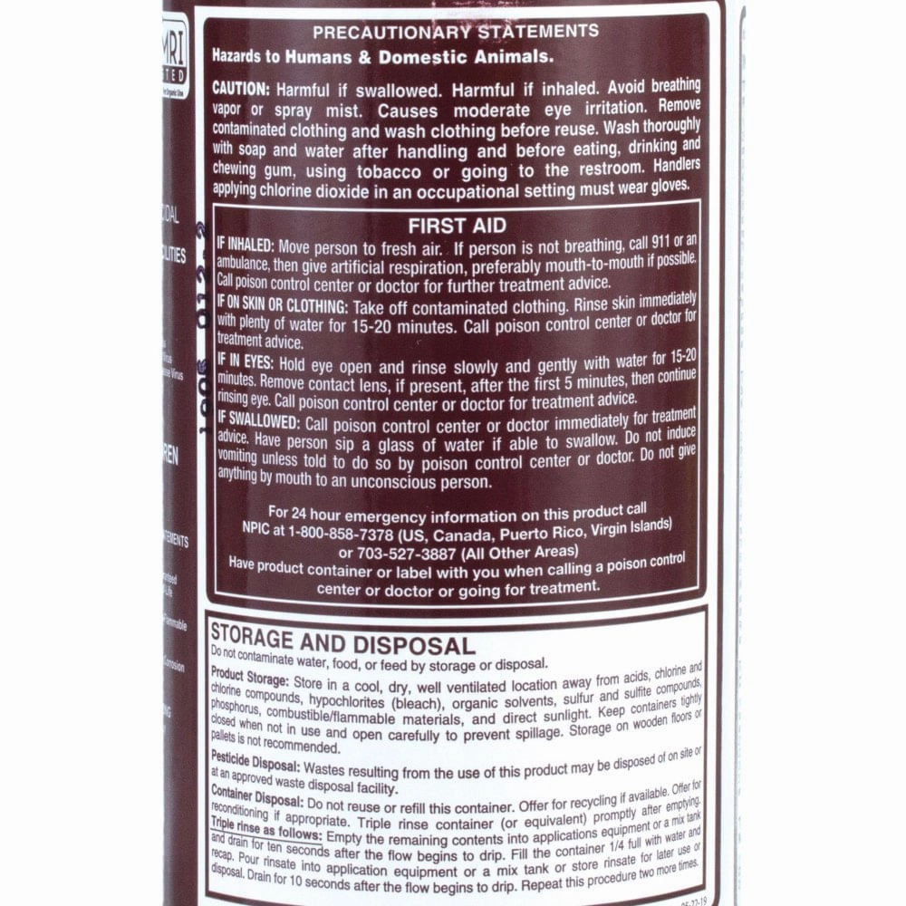 Oxine AH Sanitizer Disinfectant for Animal Facilities