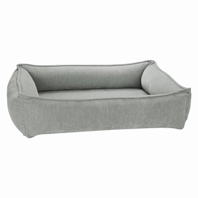 Oyster Microvelvet Urban Lounger Dog Bed