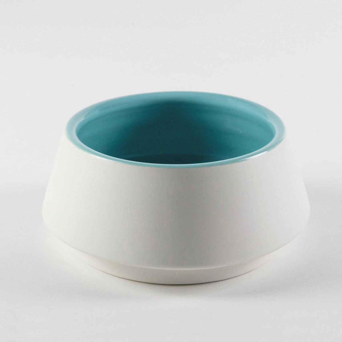 Pale Blue And Mommo Dog Water Bowl