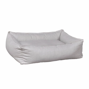 Parchment Linen Blend B Lounge Dog Bed