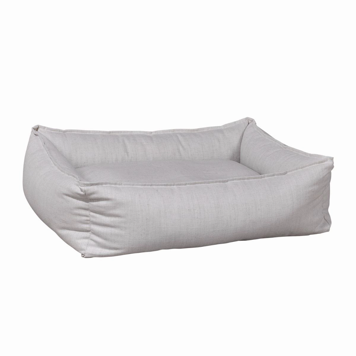 Parchment Linen Blend B Lounge Dog Bed
