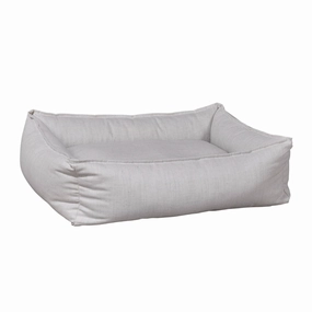 Parchment Linen Blend B Lounge Dog Bed