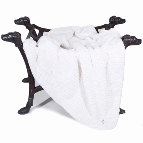 Paris Dog Blanket Ivory