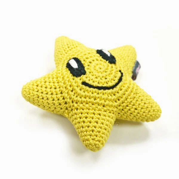 Pawer Squeaky Cute Star Dog Toy