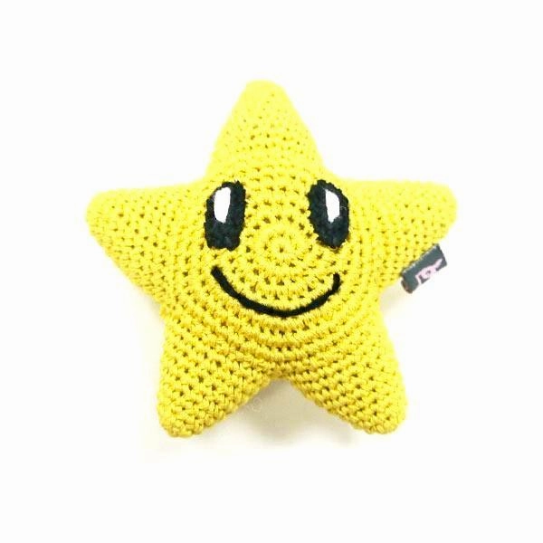 Pawer Squeaky Cute Star Dog Toy