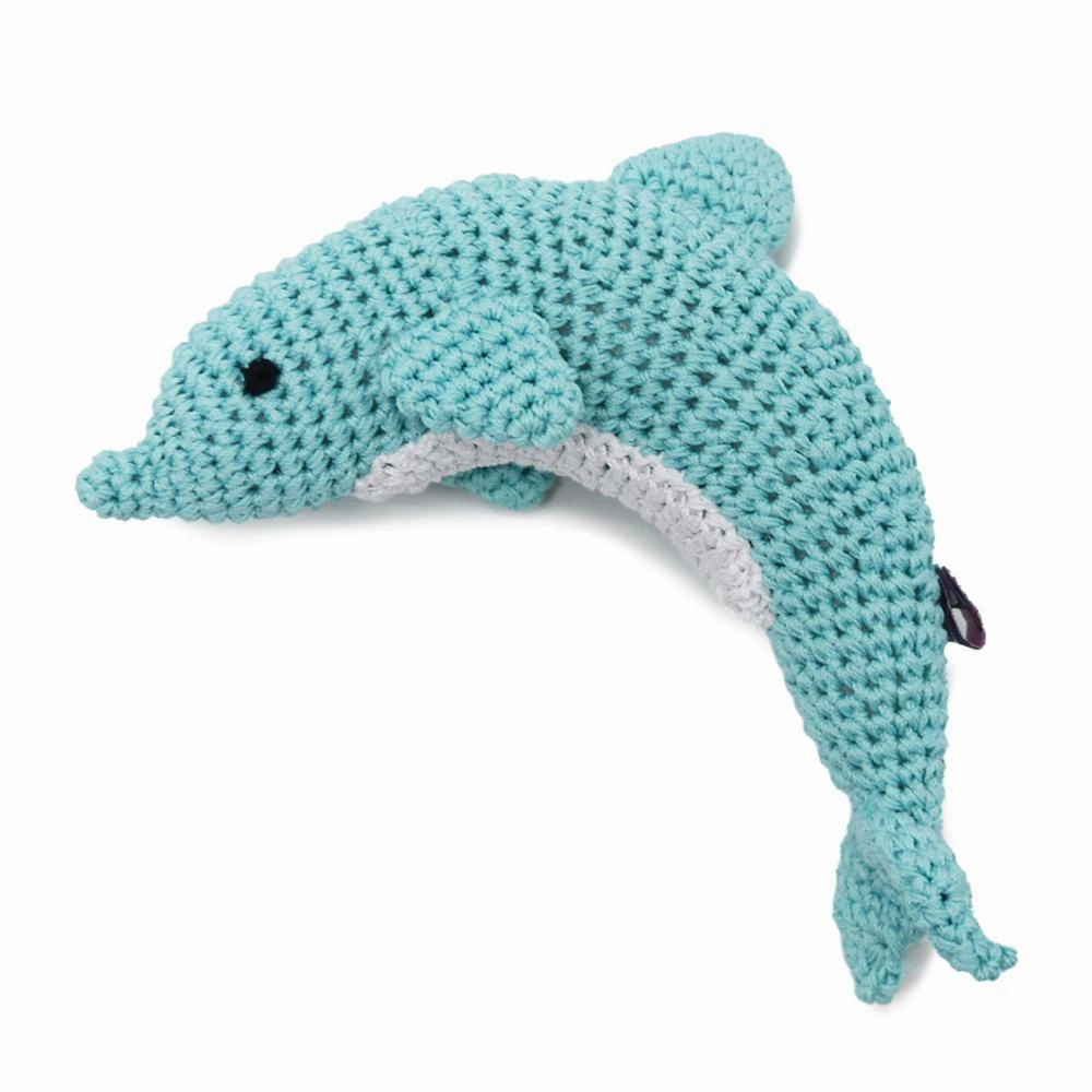 Pawer Squeaky Dolphin Dog Toy