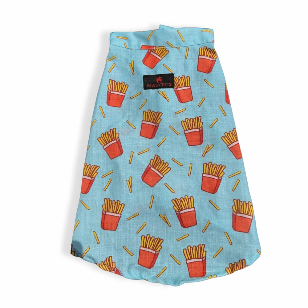Pawgypets Fries Over Guys Sando for Dogs (Blue)