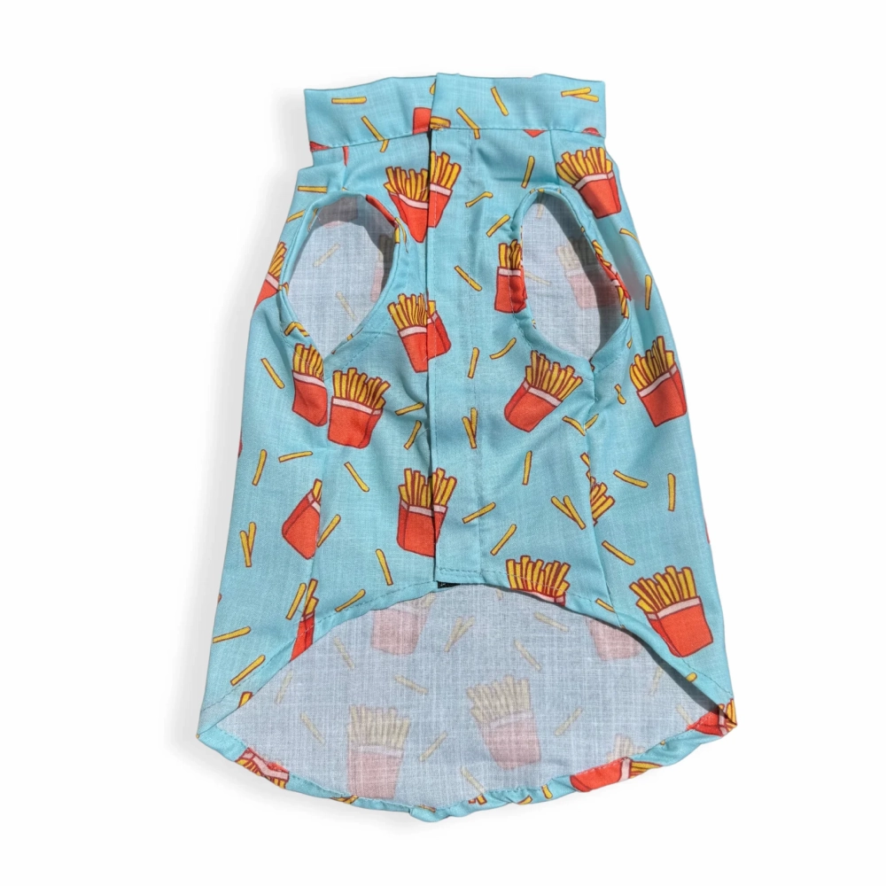 Pawgypets Fries Over Guys Sando for Dogs (Blue)
