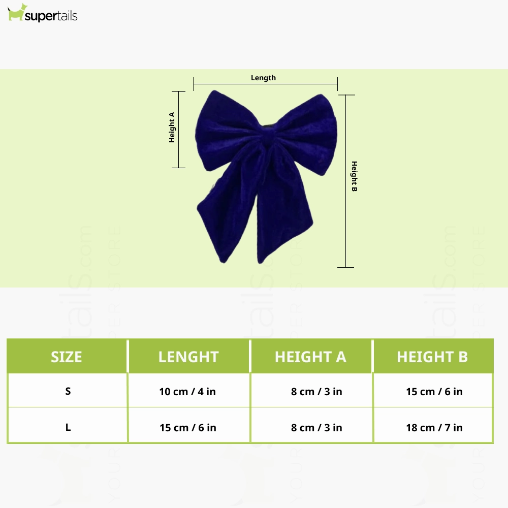 Pawgypets Pigtail Bowtie for Dogs and Cats (Red)