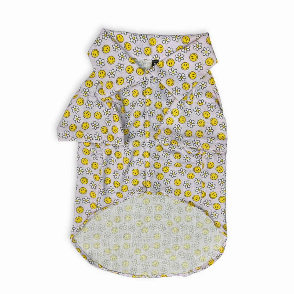 Pawgypets Smiley O Clock Shirt for Dogs (Lavender)