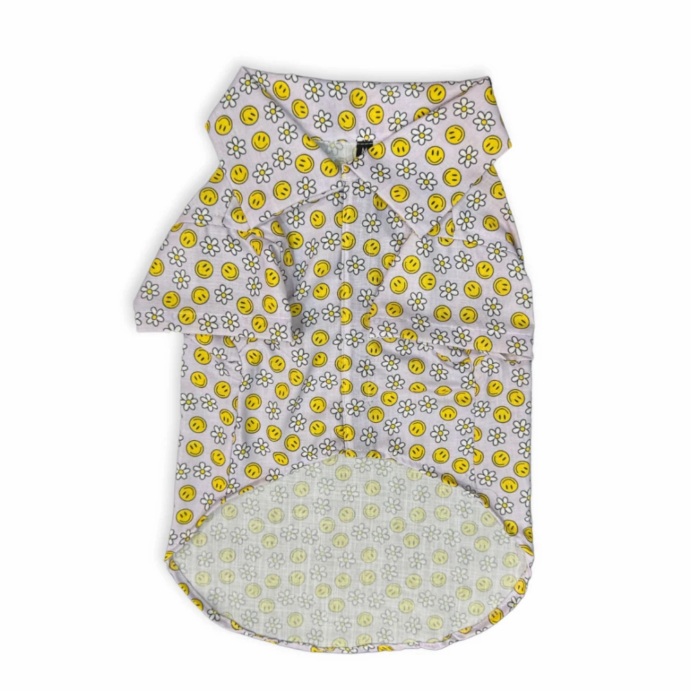 Pawgypets Smiley O Clock Shirt for Dogs (Lavender)
