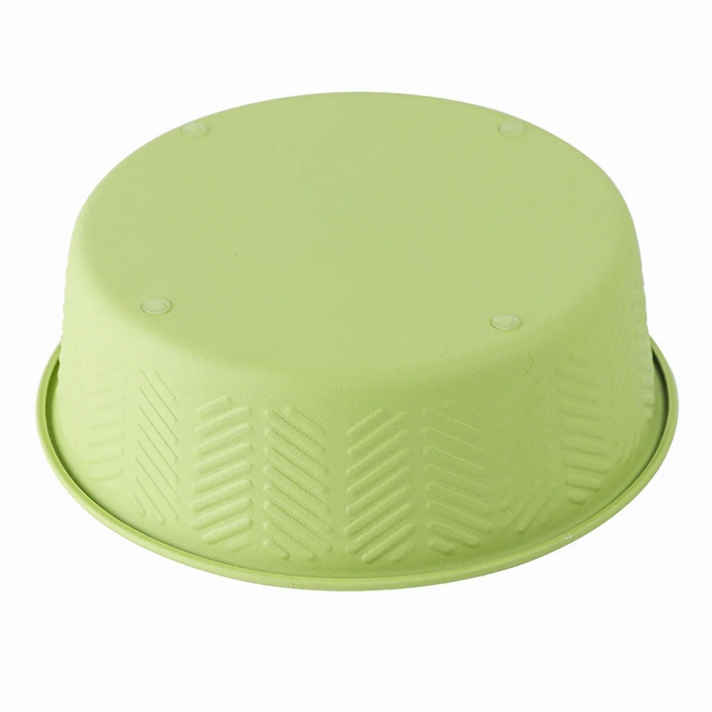 Pawpourri Premium Chevron Emboss Bowl for Dogs and Cats (Green)