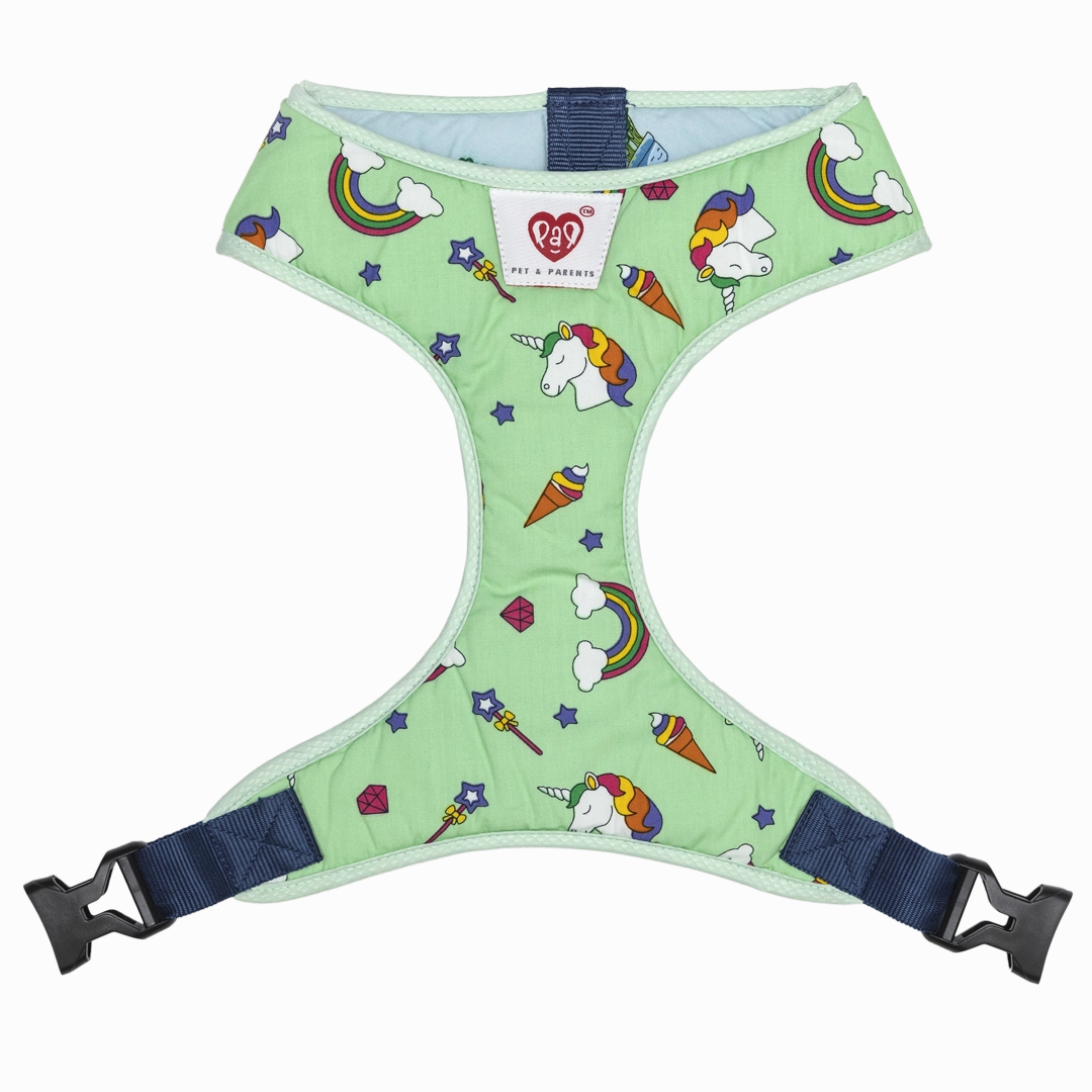 Pet And Parents Little Plants Wonderland Reversible Harness for Dogs