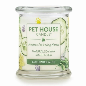 Pet House Cucumber Mint Soy and Essential Oil Candle