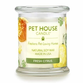 Pet House Fresh Citrus Soy and Essential Oil Candle