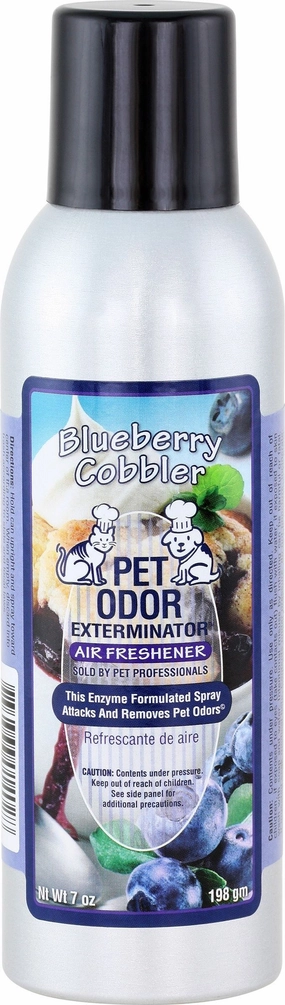 Pet Odor Exterminator Air Freshener Spray, Blueberry Cobbler, 7 oz