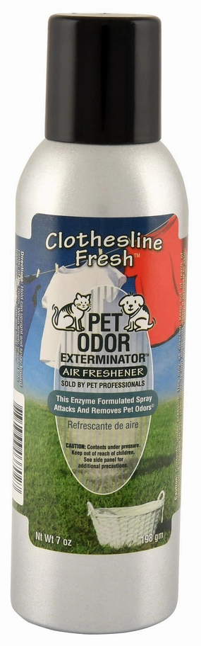 Pet Odor Exterminator Air Freshener Spray, Clothesline Fresh, 7 oz