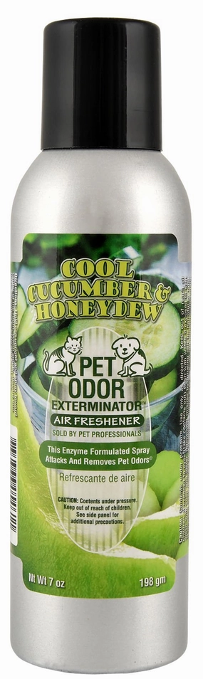 Pet Odor Exterminator Air Freshener Spray, Cool Cucumber & Honeydew Melon, 7 oz
