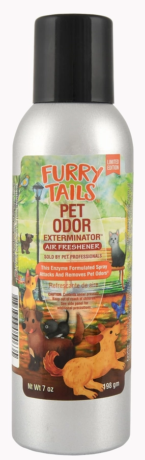 Pet Odor Exterminator Air Freshener Spray, Furry Tails, 7 oz