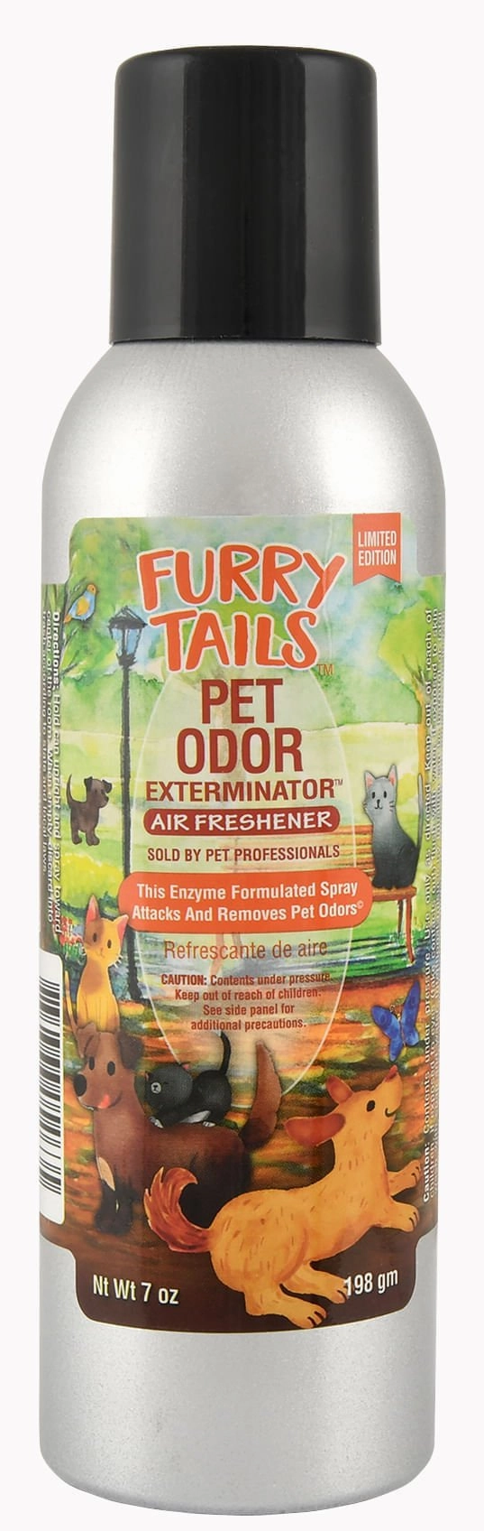 Pet Odor Exterminator Air Freshener Spray, Furry Tails, 7 oz