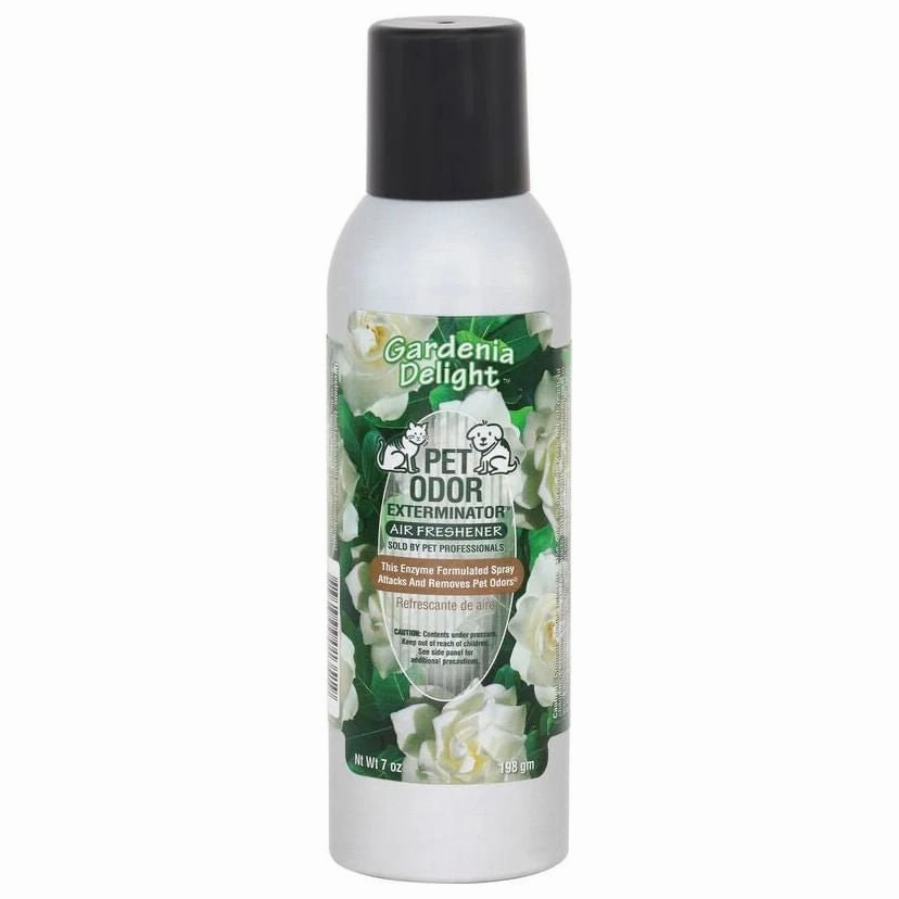 Pet Odor Exterminator Air Freshener Spray, Gardenia Delight, 7 oz