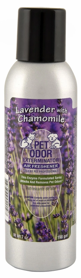 Pet Odor Exterminator Air Freshener Spray, Lavender with Chamomile, 7 oz