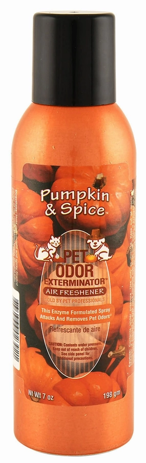 Pet Odor Exterminator Air Freshener Spray, Pumpkin Spice, 7 oz