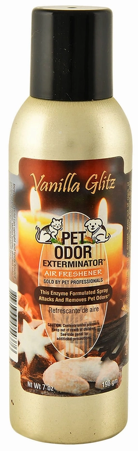 Pet Odor Exterminator Air Freshener Spray, Vanilla Glitz, 7 oz