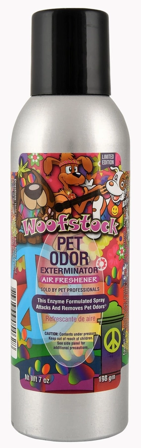 Pet Odor Exterminator Air Freshener Spray, Woofstock, 7 oz