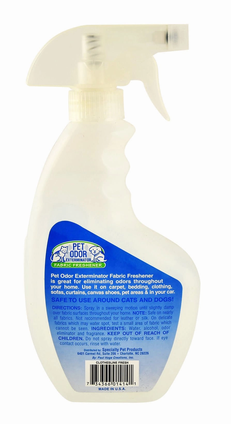 Pet Odor Exterminator Fabric Freshener Spray, 15.6 oz