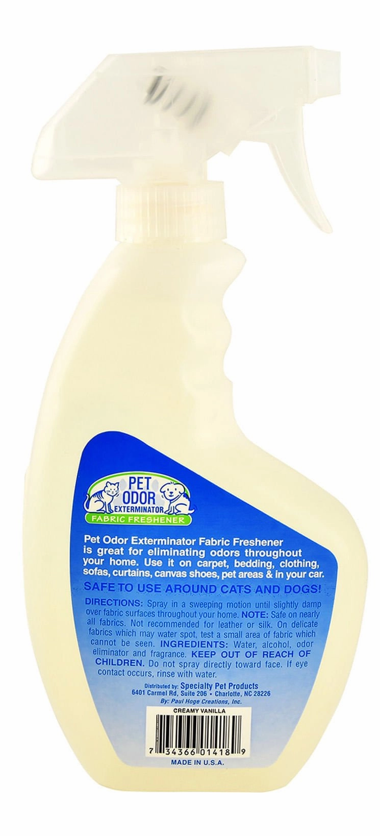 Pet Odor Exterminator Fabric Freshener Spray, 15.6 oz