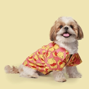 Pet Set Go Pooh Cotton Shirt for Dogs (Red)