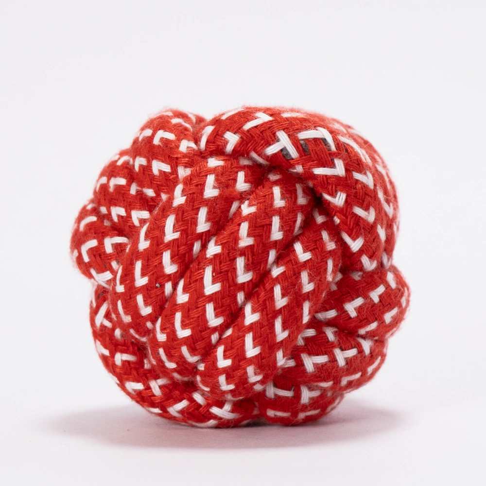 Pet Vogue Bouncy Rubber Ball & Skatrs Rope Ball Chew Toy Dog Combo