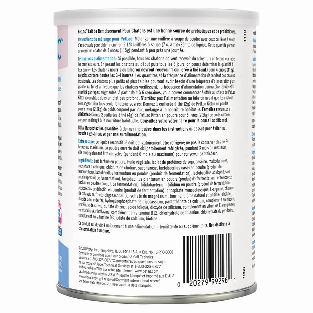 PetLac Kitten Milk Replacement Powder, 10.5 oz