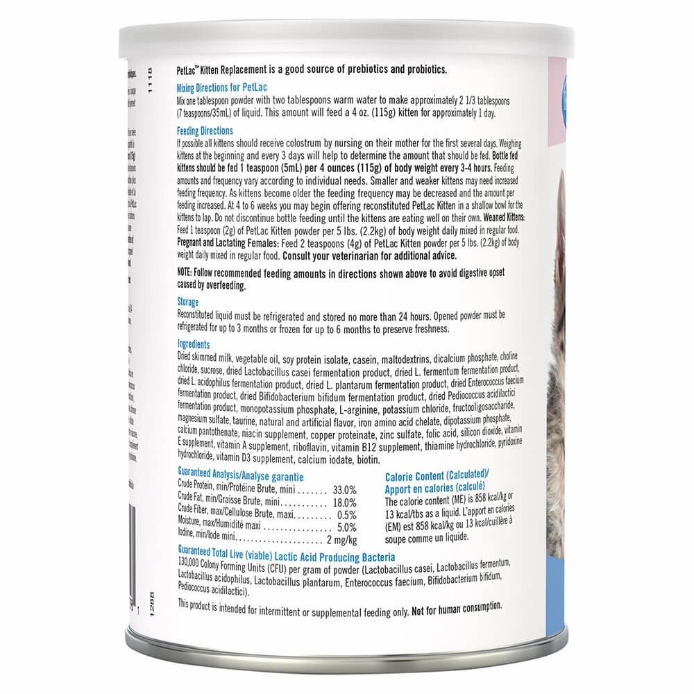 PetLac Kitten Milk Replacement Powder, 10.5 oz