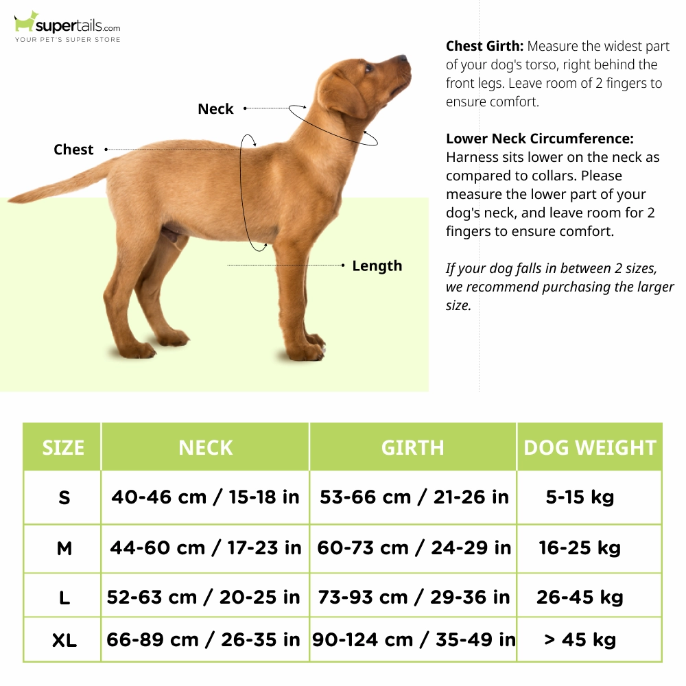 Pets Like Padded Double Side Harness for Dogs (Neon Yellow)