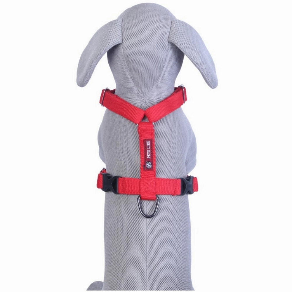 Pets Like Spun Polyester Full Harness for Dogs (Red)