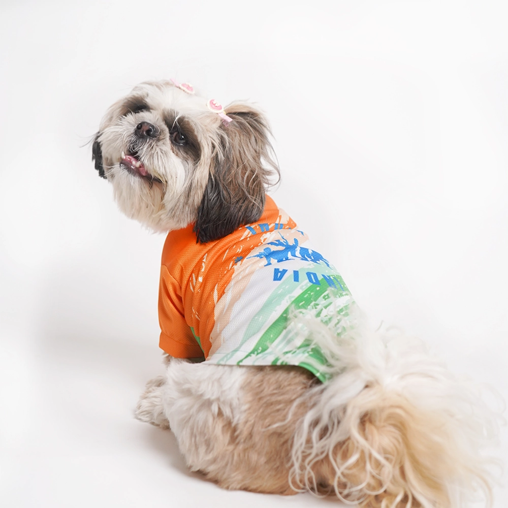 Pets Way Style 2 Republic Day T Shirt for Dogs