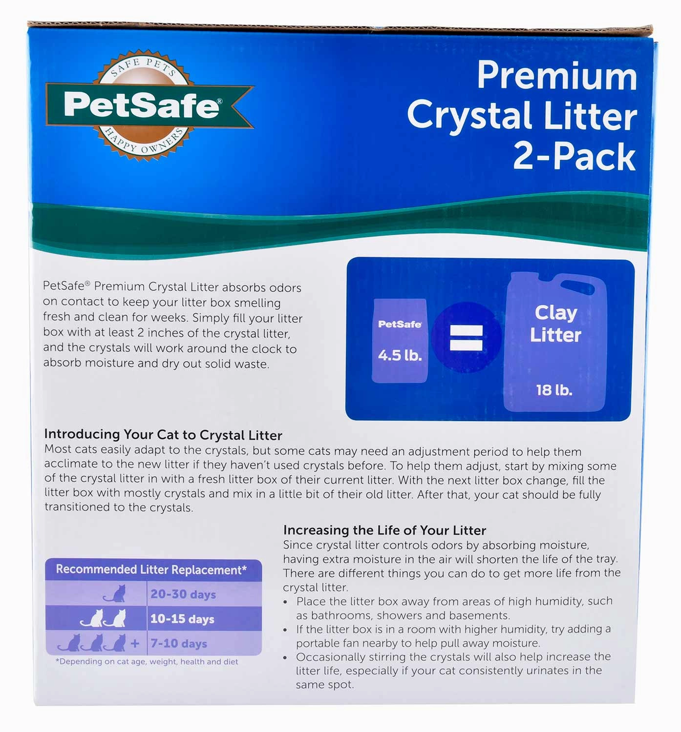PetSafe Deluxe Crystal Litter Box System (& Accessories)