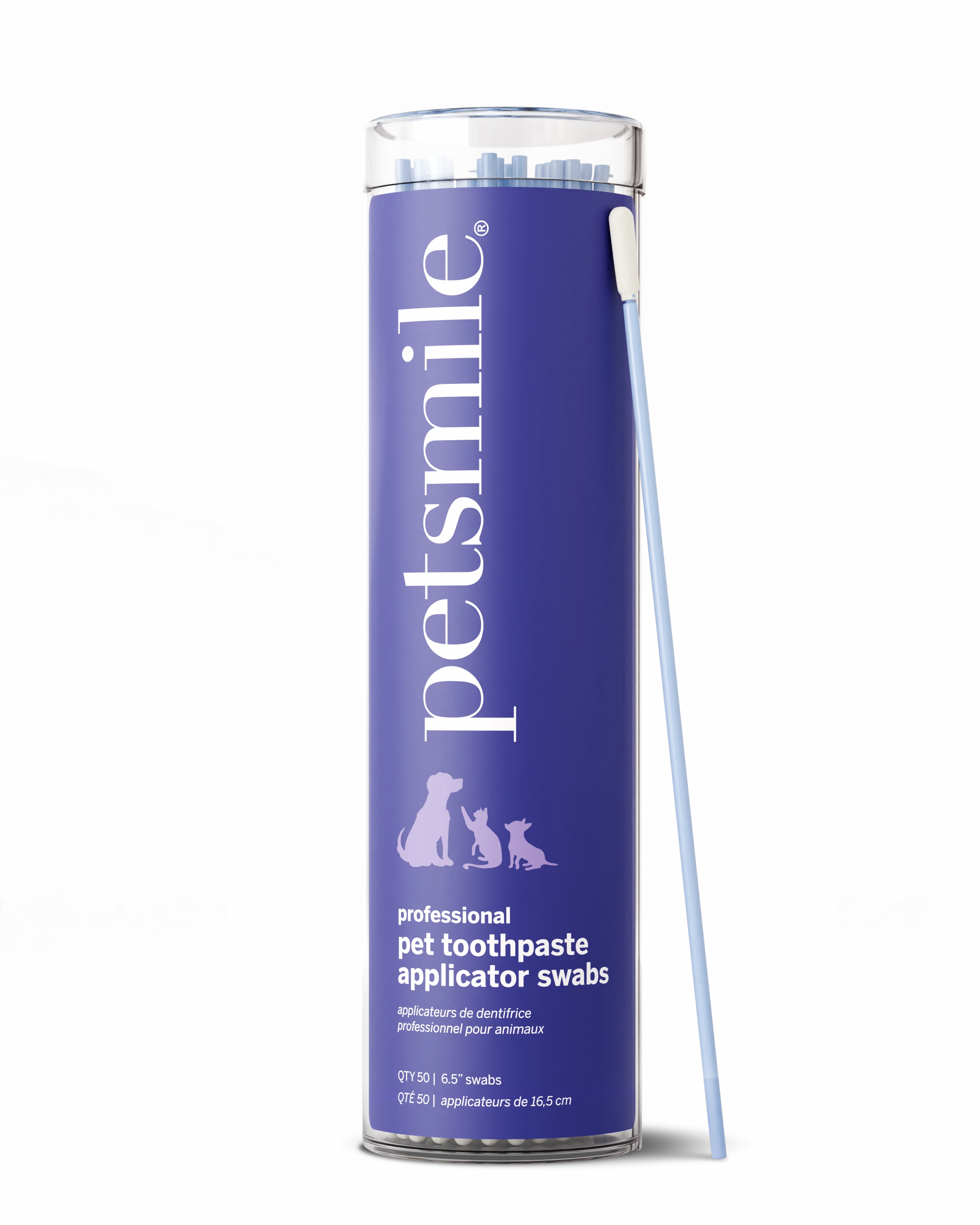 Petsmile Professional Pet Toothpaste Applicator Swabs, 50 ct