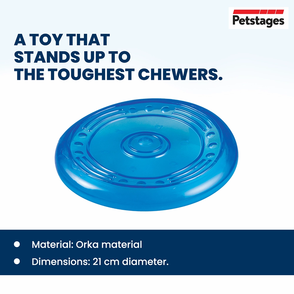 Petstages Orka Flyer Toy for Dogs (Blue)