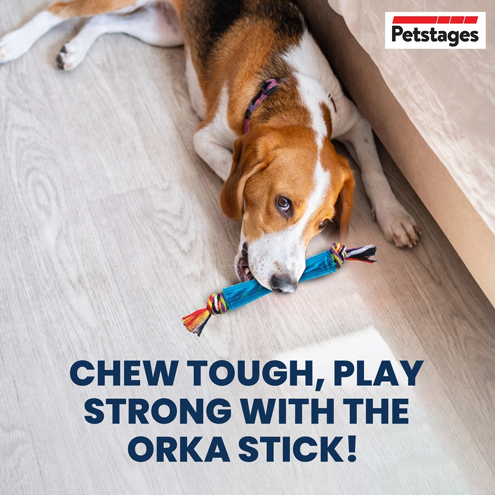 Petstages Orka Stick Toy for Dogs (Blue)