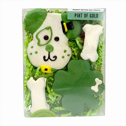 Pint of Gold Boxed Dog Treats