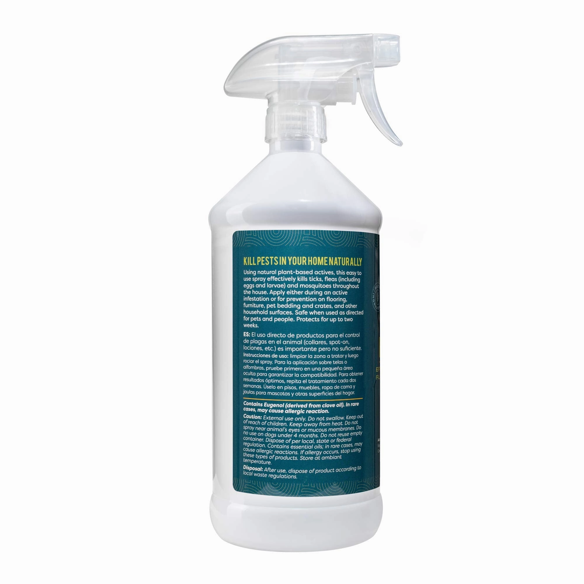 Plant-Based Natural Flea & Tick Home Spray, 32 oz