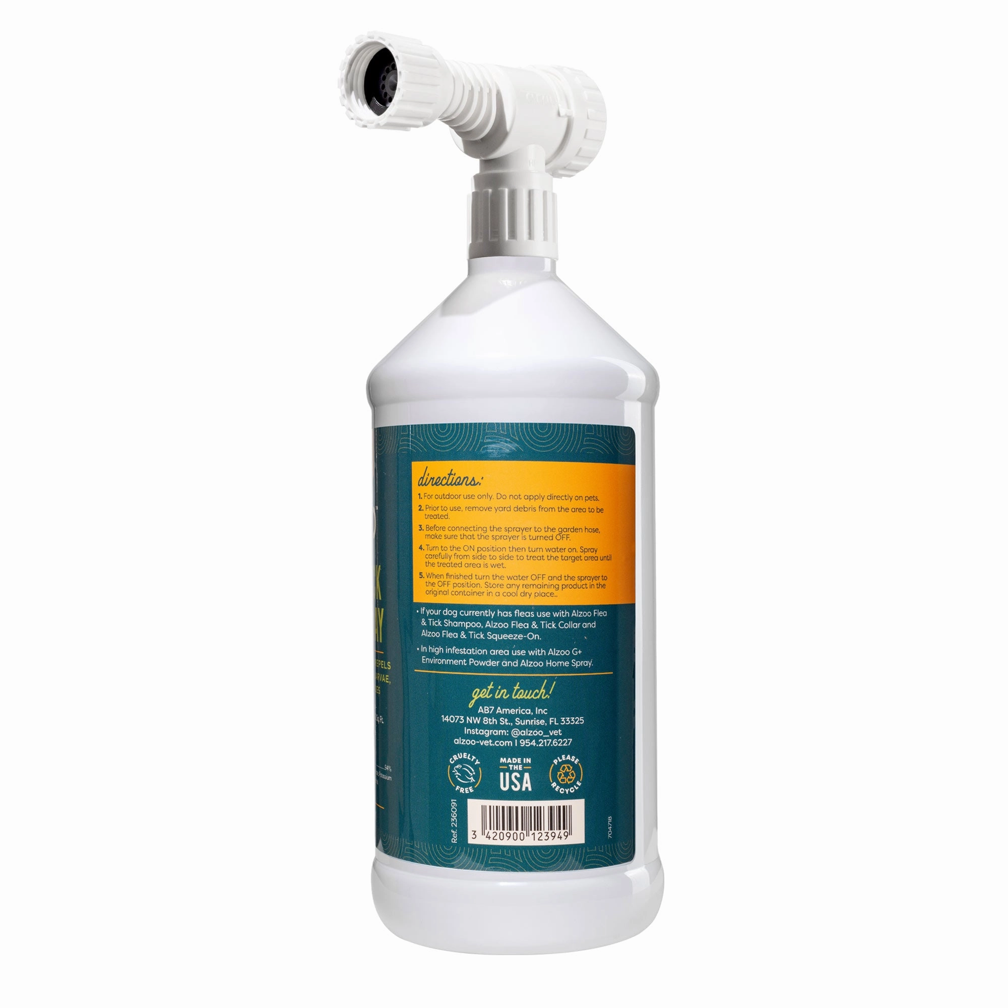 Plant-Based Natural Flea & Tick Yard Spray, 32 oz