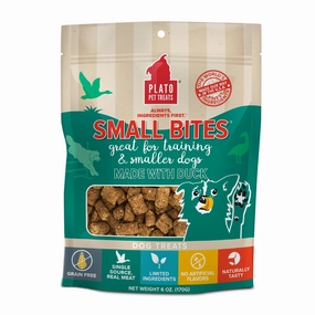 PLATO PET TREATS Small Bites with Duck Treats for Dogs