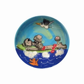 Poodle 18 Dog Bowl