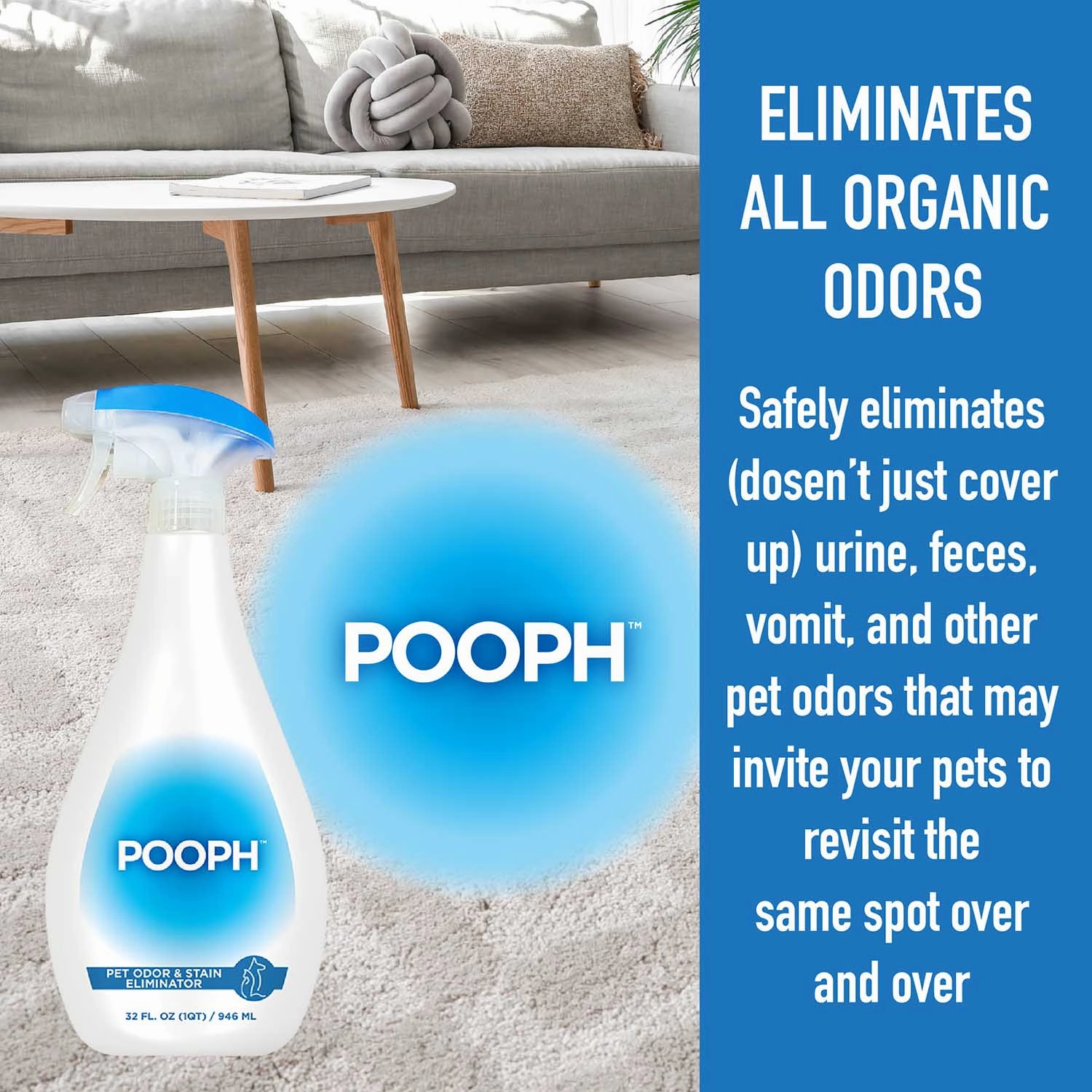 Pooph Pet Odor & Stain Eliminator